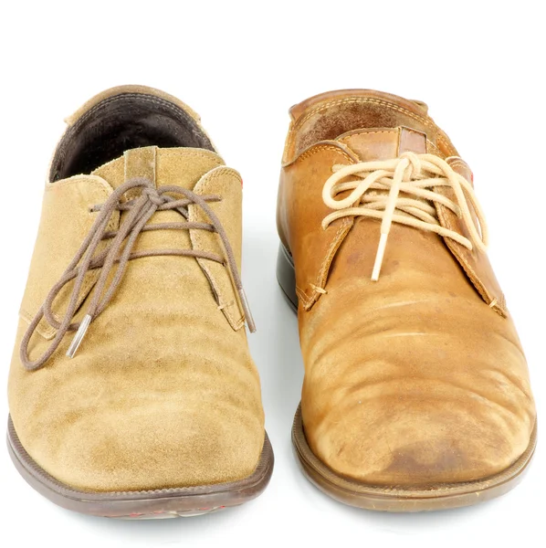 Zapatos nuevos y viejos — Foto de Stock
