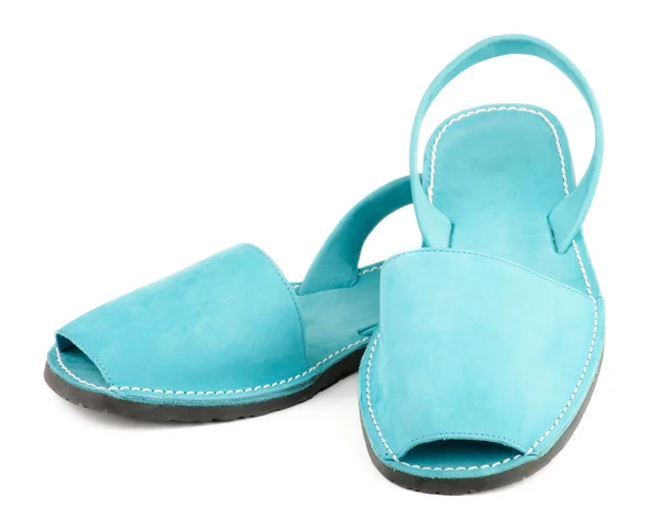 Turquoise Sandals — Stock Photo, Image