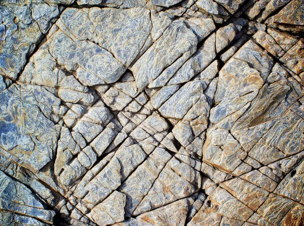 Sfondo Grigio Blu Strutturato Shale Stone Con Intemperie Crepe Intersecanti — Foto Stock