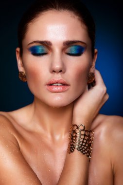 Glamour model seksi kadın moda