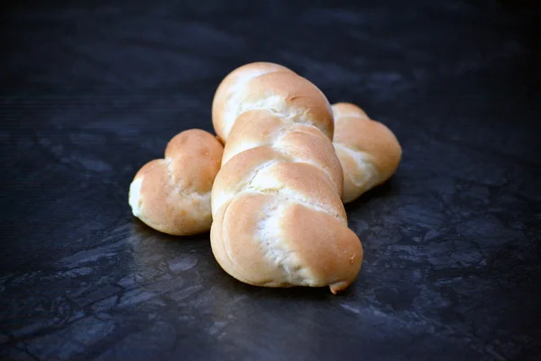 Kahvaltıda ekmek ve snack — Stok fotoğraf