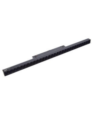 LED ışıklar, LED lambaları takip edin. Ofis ışıkları. Doğrusal lambaların bileşimi. Yeni teknolojiler. Yüksek güç doğrusal SMD beyaz ışıklandırma LED beyaz arkaplanda izole