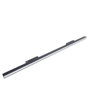 LED ışıklar, LED lambaları takip edin. Ofis ışıkları. Doğrusal lambaların bileşimi. Yeni teknolojiler. Yüksek güç doğrusal SMD beyaz ışıklandırma LED beyaz arkaplanda izole