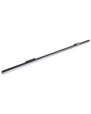 LED ışıklar, LED lambaları takip edin. Ofis ışıkları. Doğrusal lambaların bileşimi. Yeni teknolojiler. Yüksek güç doğrusal SMD beyaz ışıklandırma LED beyaz arkaplanda izole