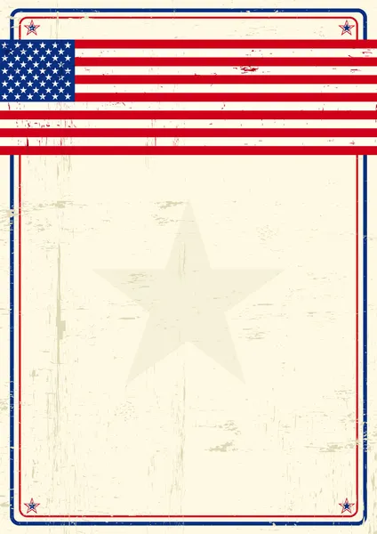 Verenigde Staten grunge poster — Stockvector
