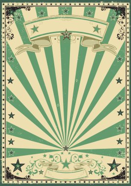 sirk yeşil vintage. İletiniz için vintage yeşil arka plan.