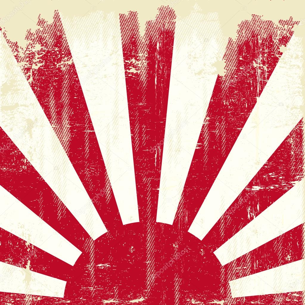 Japan grunge flag. An old japan grunge flag for you