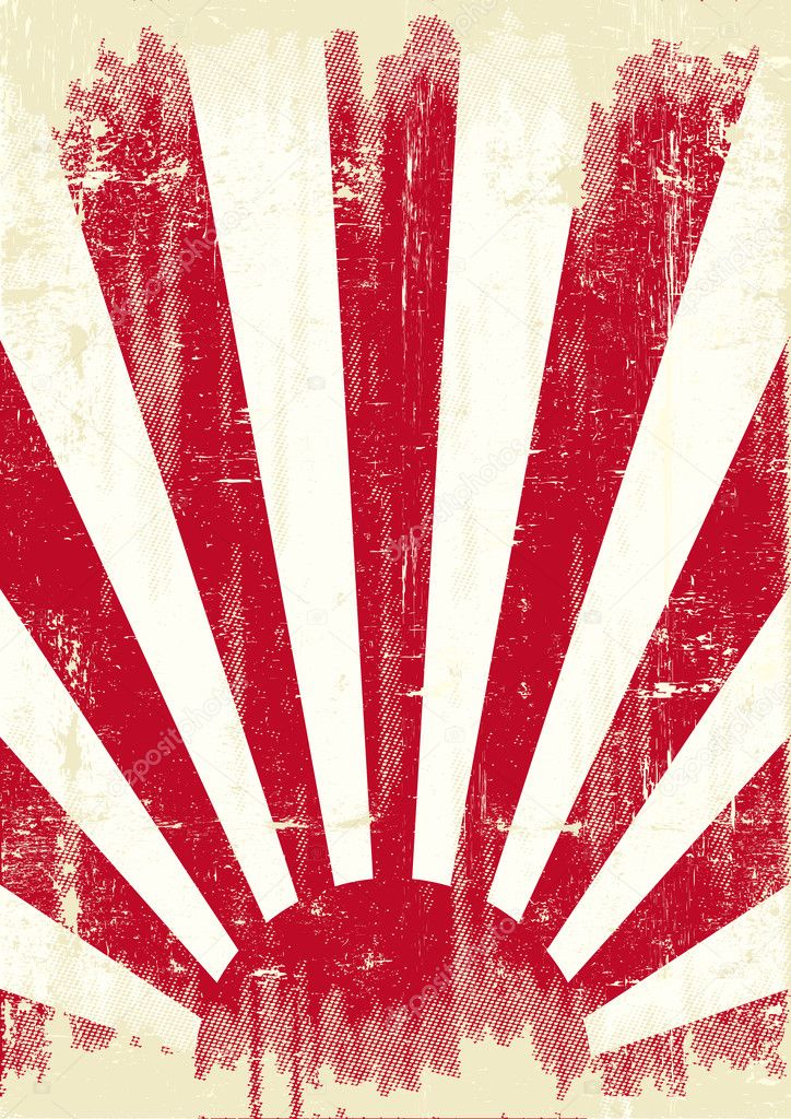 Japan grunge flag. An old japan grunge flag for you