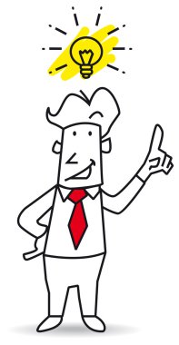 İş adamının bir fikri var..