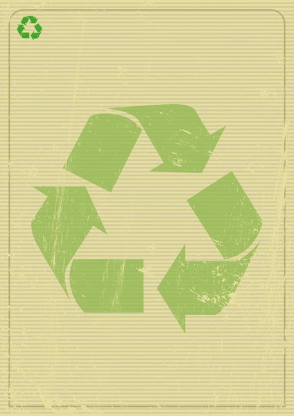 Recycleerbaar achtergrond — Stockvector