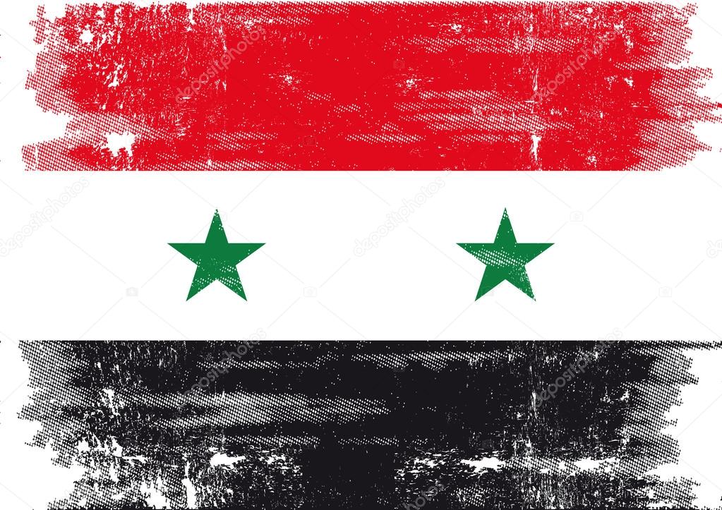 Grunge Flag of Syria