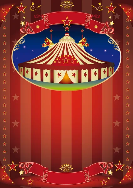 Cirkus show broschyr — Stockfoto