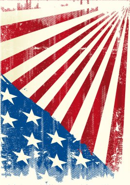 Amerikan grunge arka plan.