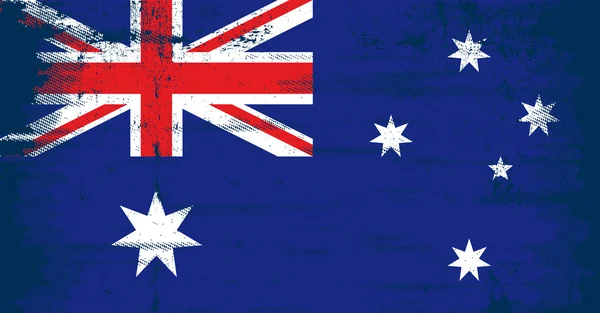 New Zealand grunge flag — Stock Vector