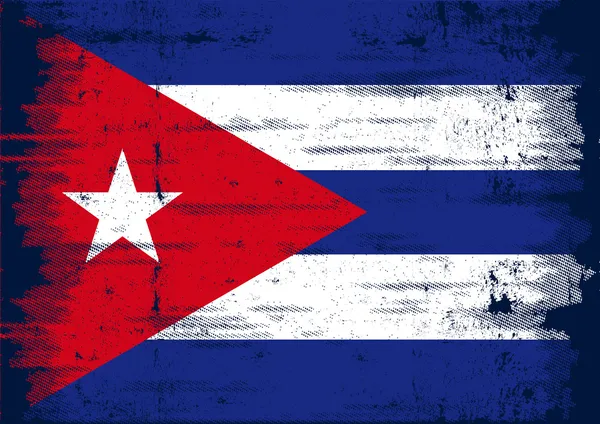 Puerto rico grunge flagga — Stock vektor