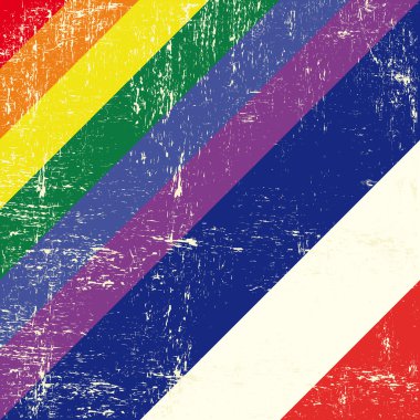 Hollanda ve gay grunge bayrağı