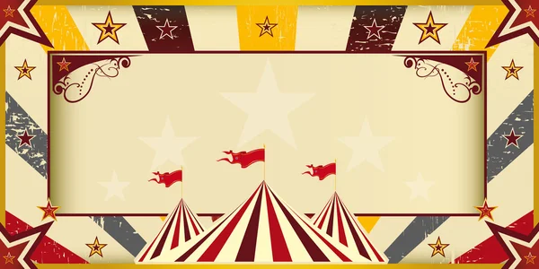 Circus vintage zonnestralen — Stockvector