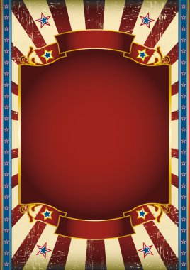 mesajınız için büyük bir kırmızı çerçeve ile renkli poster