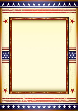 American used frame clipart