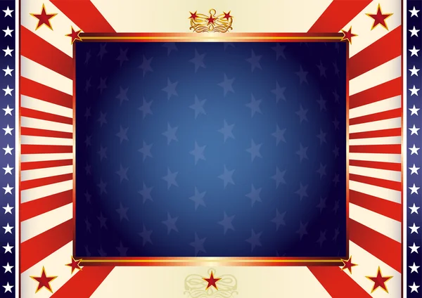 Amerikanischer patriotischer Hintergrund — Stockvektor