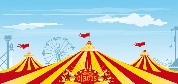 Big top on the sky Royalty Free Stock Illustrations