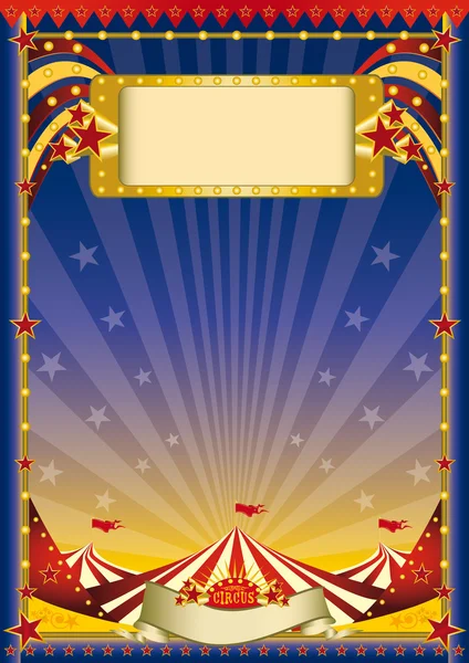 Publicidad de circo — Vector de stock