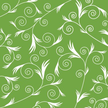 Yeşil yaprak deseni.