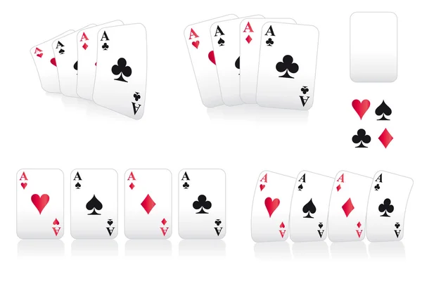 Playing cards — Stock Vector