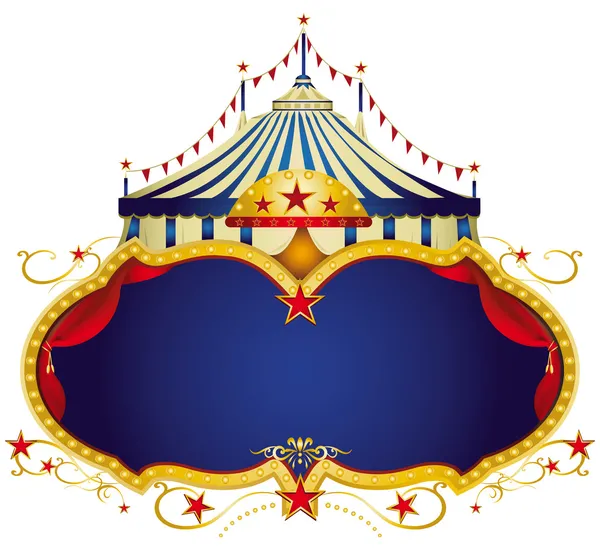 Panneau de cirque — Image vectorielle