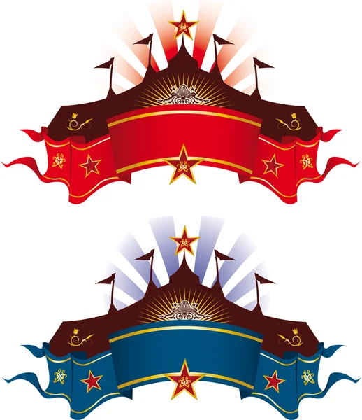 Top nice banners. Stock Vector