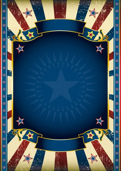 Amerikanisches Star-Poster — Stockvektor