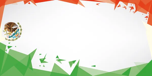 Meksika'nın arka plan origami