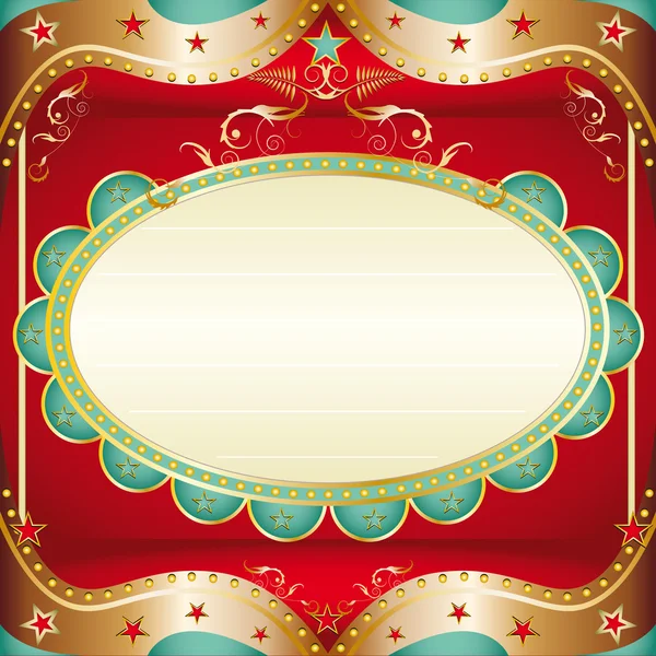 Baroque square frame — Stock Vector