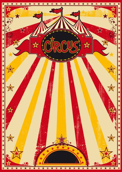 Big top zabawa plakat — Wektor stockowy