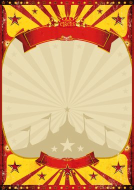 sirk VINTAGE poster büyük top
