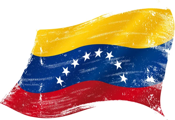 Bandeira venezuelana — Vetor de Stock