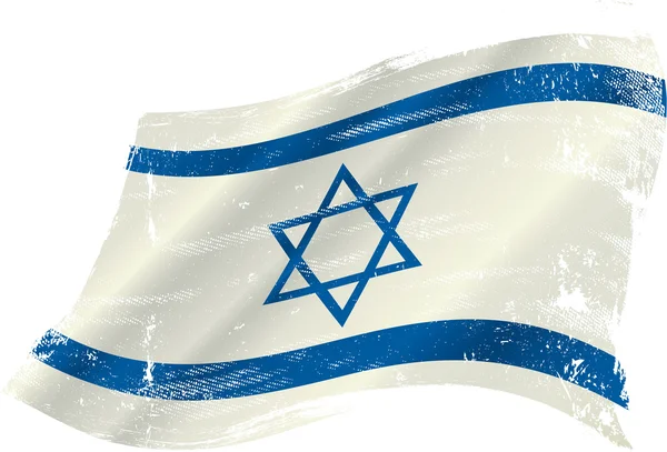Bandiera israeliana — Vettoriale Stock