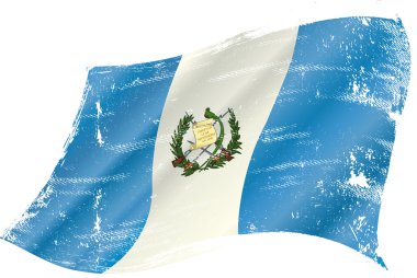 Guatemala grunge bayrağı