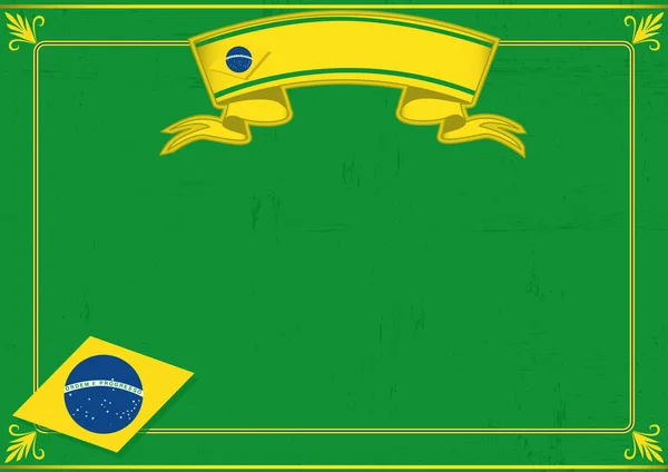 Brasilianisches Diplom — Stockvektor