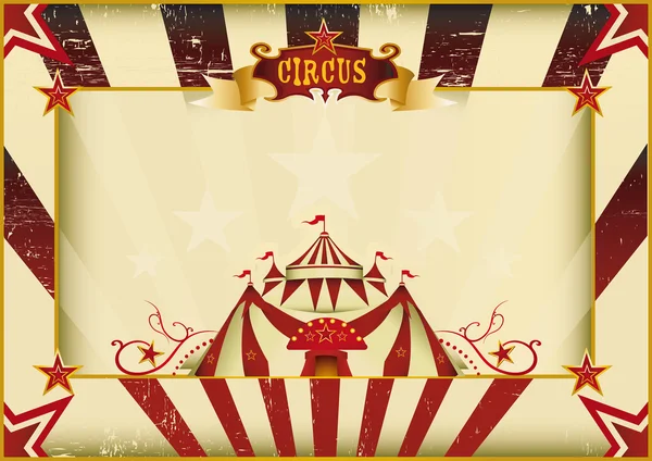 Horizontal grunge circus — Stock Vector