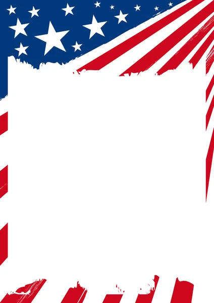 Amerikanska certifikat affisch — Stock vektor