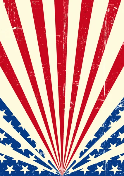 Amerikaanse vuile vlag — Stockvector