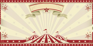 sirk kırmızı davetiye