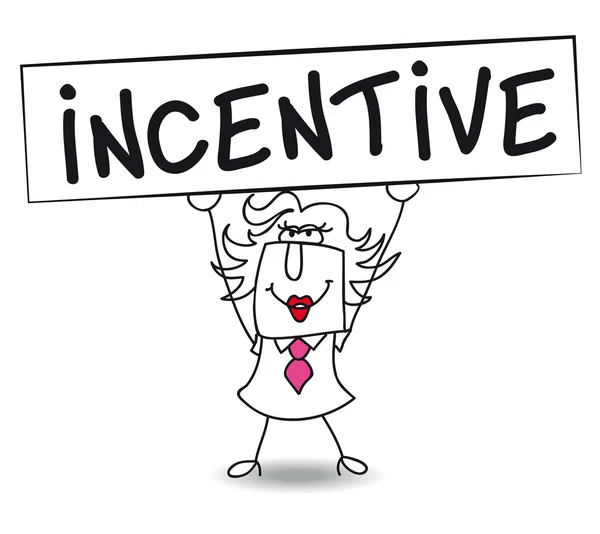 Incentive met penelope — Stockvector