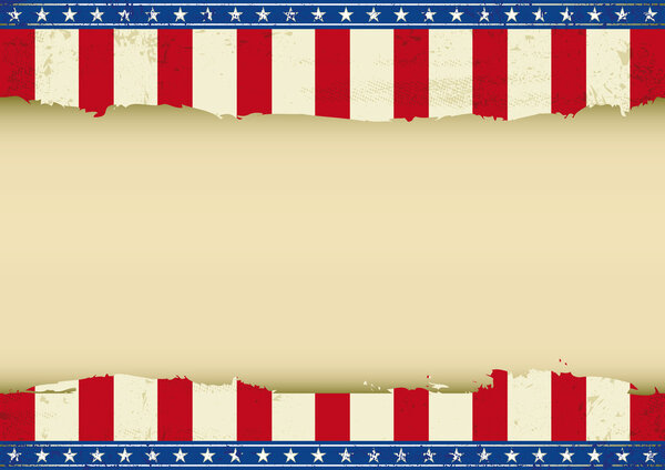 American horizontal background