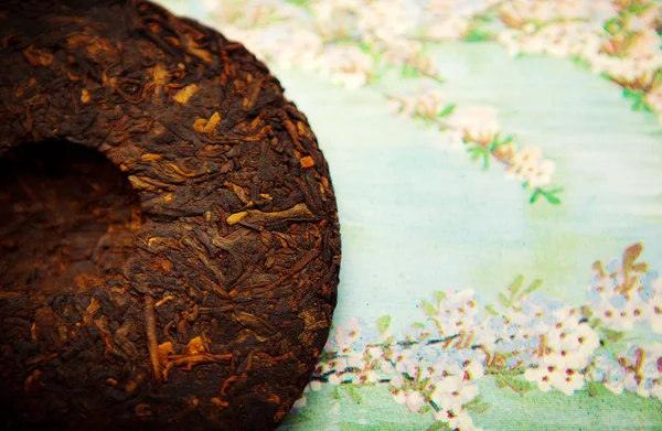 Té negro puer — Foto de Stock