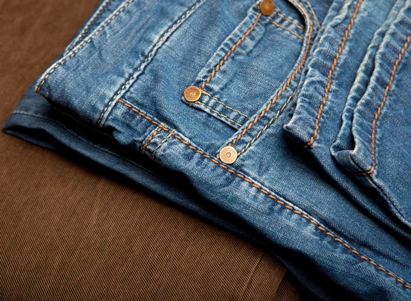 Estúdio de jeans — Fotografia de Stock