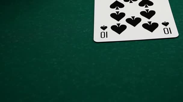 Footage Playing Card — Vídeo de Stock