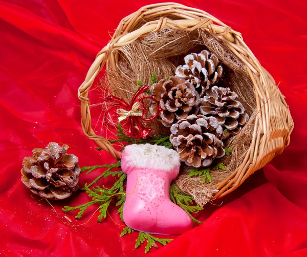 Weihnachtsstrumpf — Stockfoto