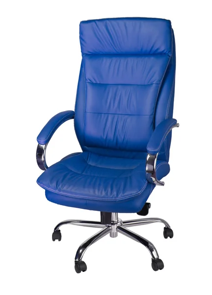 Computer leather chair — Stock Photo, Image